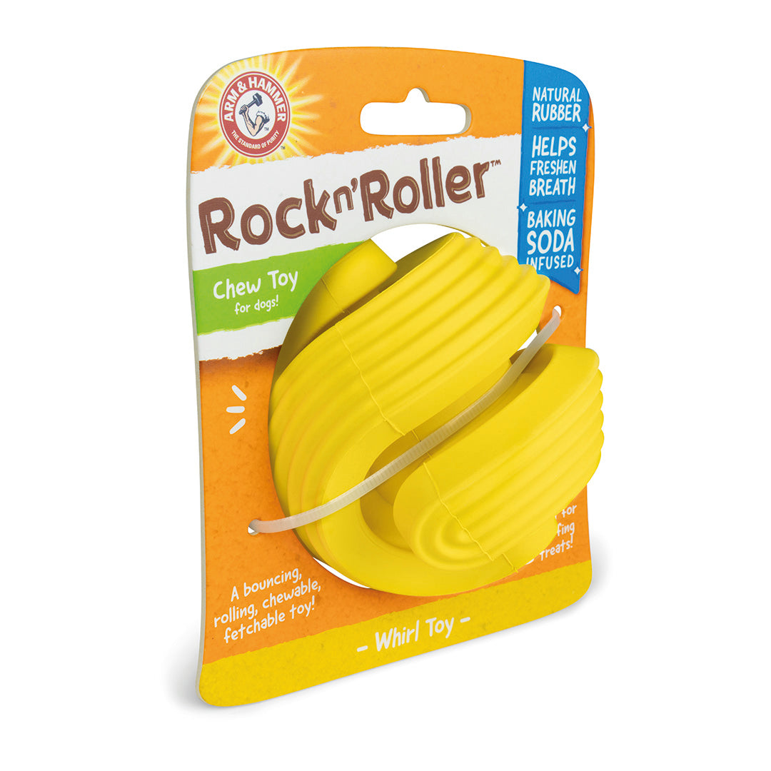 Juguete para Perro Arm & Hammer, Limpia Dientes y Reduce Sarro, Ultra resistente - Rock N Roller