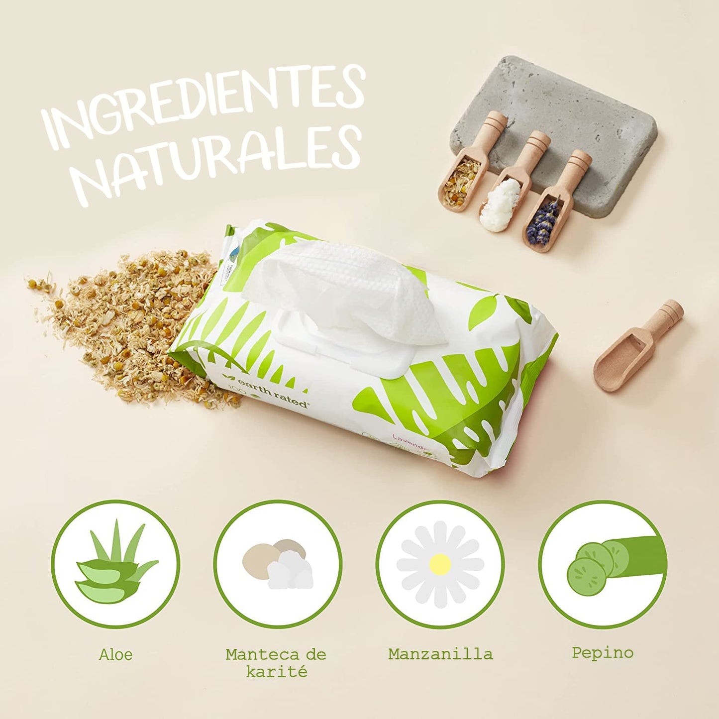Toallitas Húmedas para Perros, Hipoalergénicas, Aroma Lavanda - 100 pzs