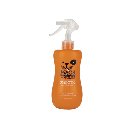 Spray suavizante desenredante para perro Wags & Wiggles, para un cepillado fácil y agradable. 355 mL