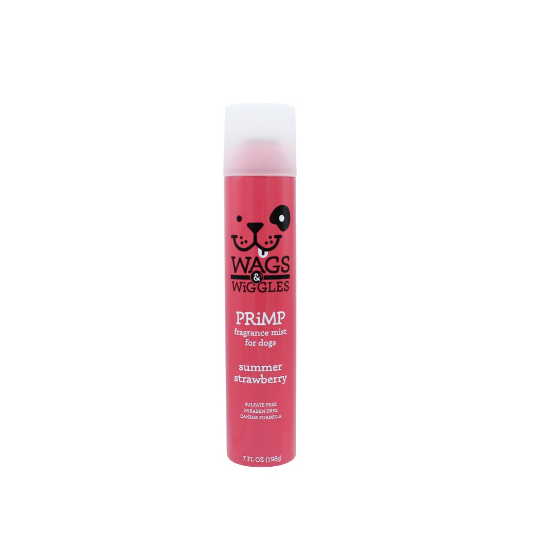 Spray de fragancia para perros Wags & Wiggles, elimina olores dejando un aroma a fresa. 198 g