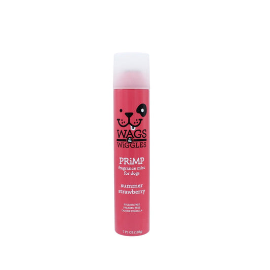 Spray de fragancia para perros Wags & Wiggles, elimina olores dejando un aroma a fresa. 198 g