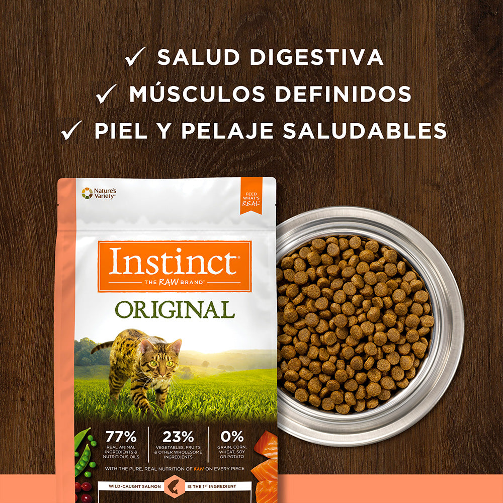 Instinct Salmón Para Gatos - 4.5 Kg.