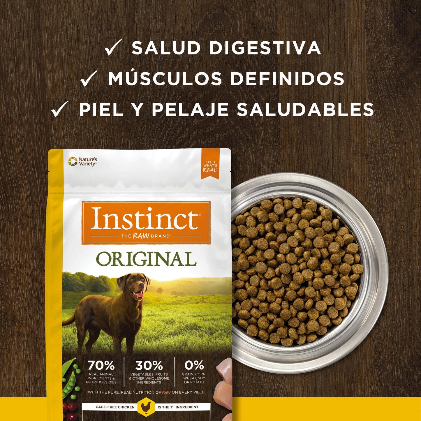 Instinct Pollo Para Perros - 10.2 Kg.