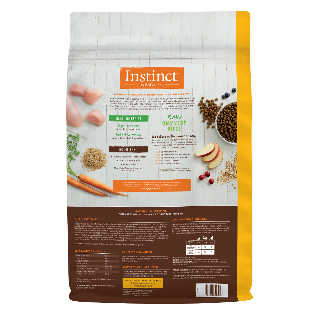 Instinct Be Natural Pollo Para Gatos - 0.9 kg