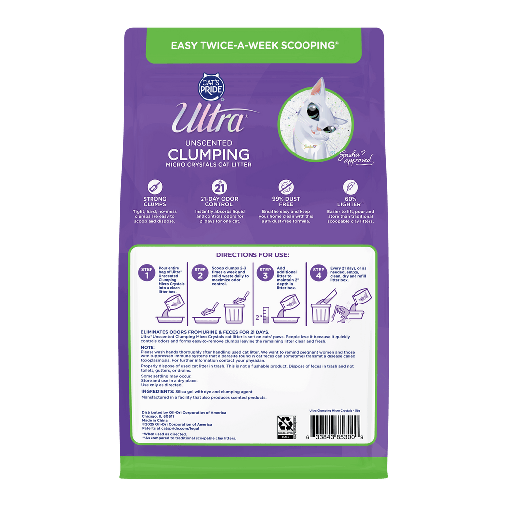 Arena de Cristales para Gatos Cat's Pride Ultra Clumping Crystals 3