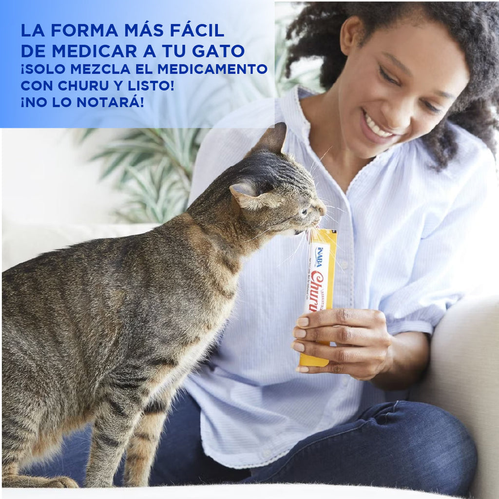 Snack Cremoso para Gatos Inaba Churu Mix Mariscos (Vieira, Almeja y Cangrejo) 3