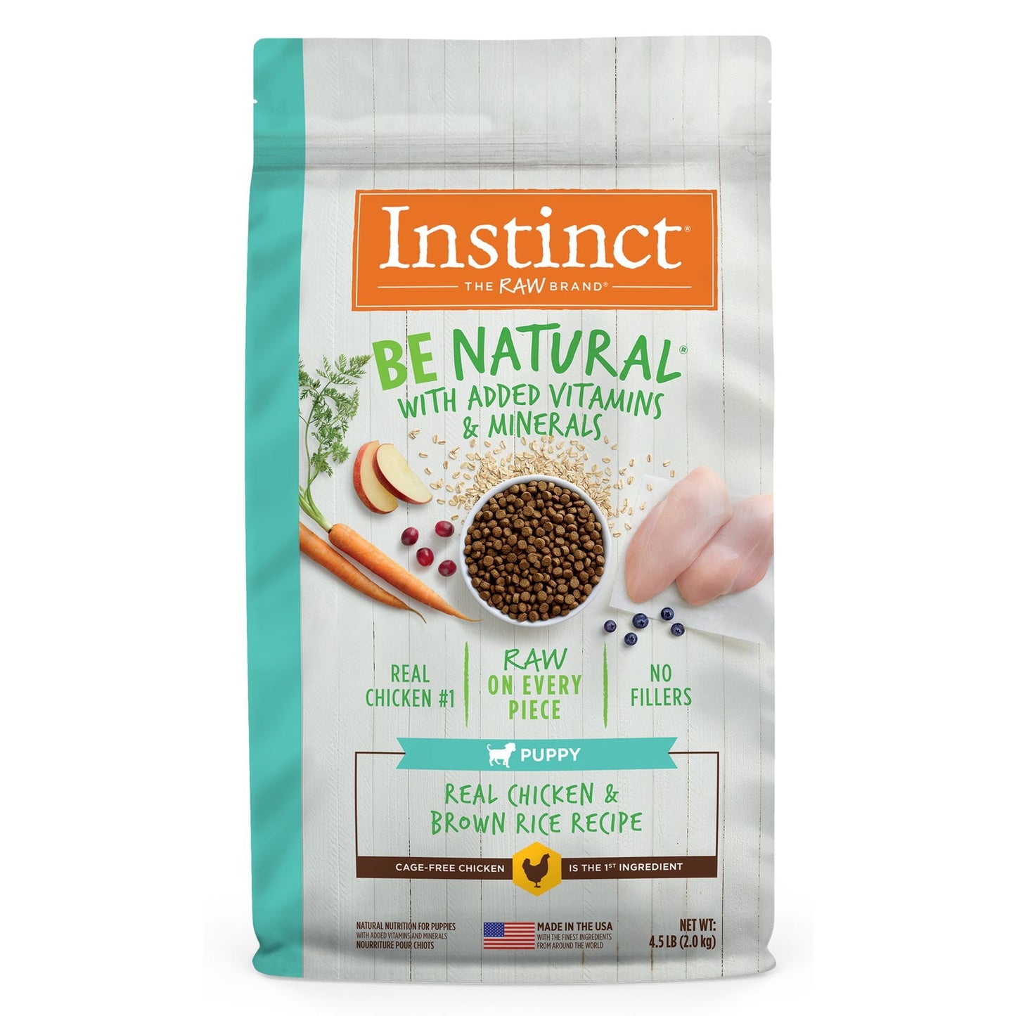 Instinct Be Natural Pollo Para Cachorros - 10.8 kg