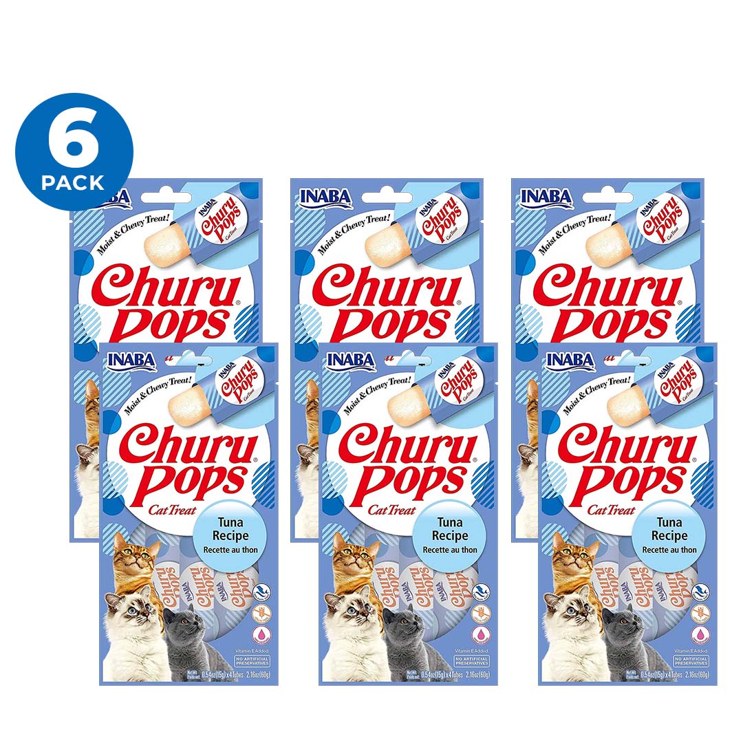 Snack Cremoso para Gatos Inaba Churu Pops Atún