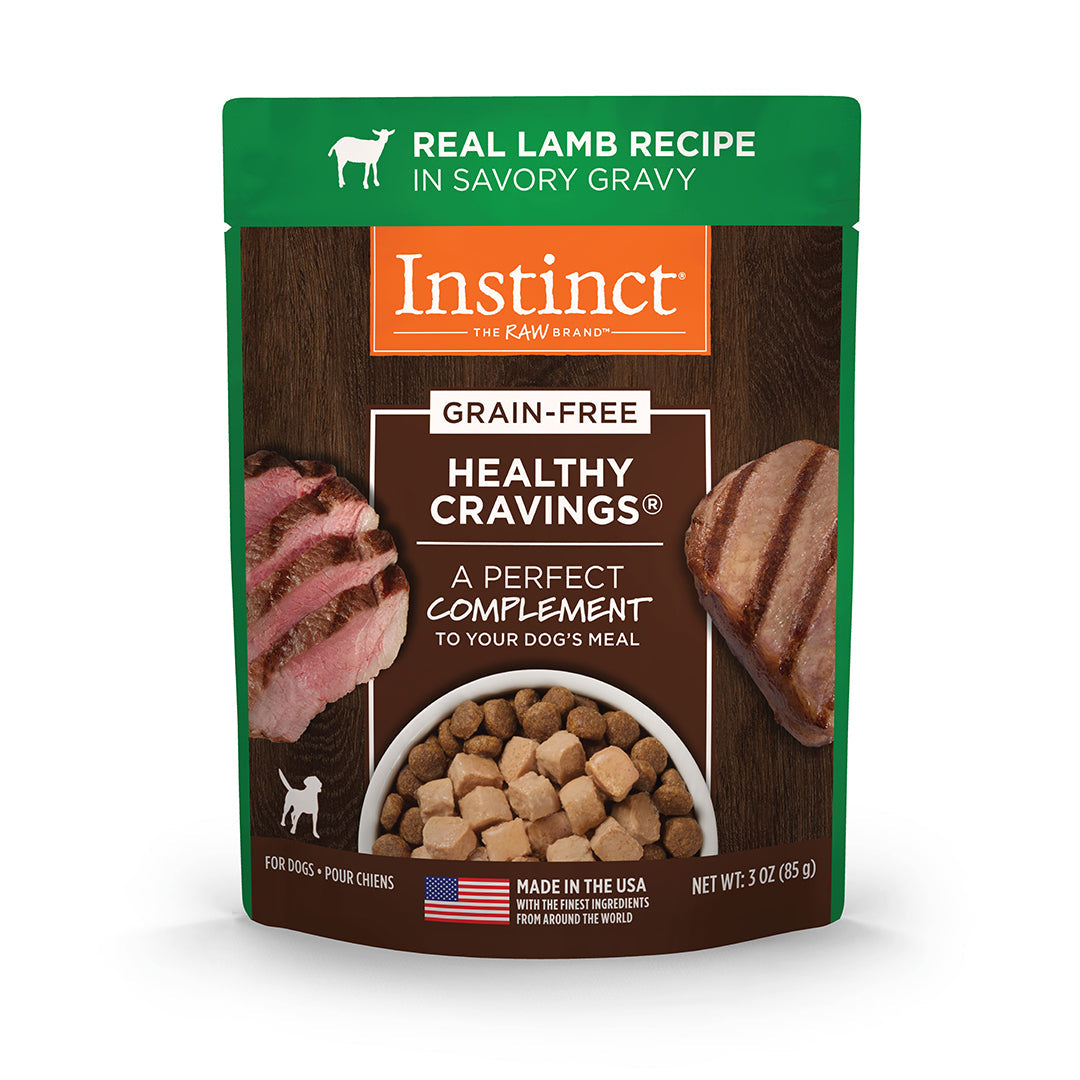 Alimento Húmedo para Perro Healthy Cravings Instinct, 85 g. - Sabor Cordero - tienddy.com