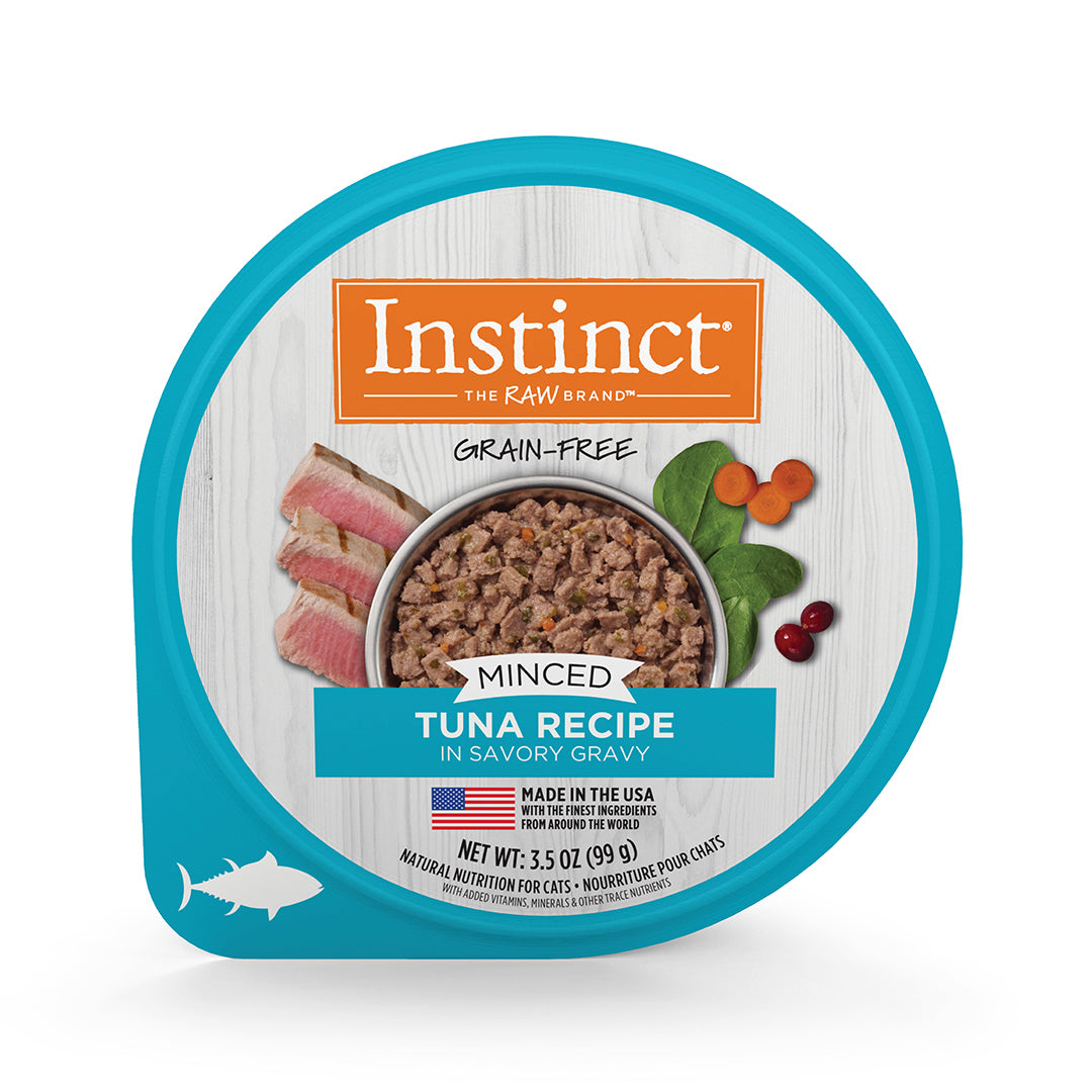 Alimento Instinct Original Minced Cups Para Gato, Sabor Atún. 99 g