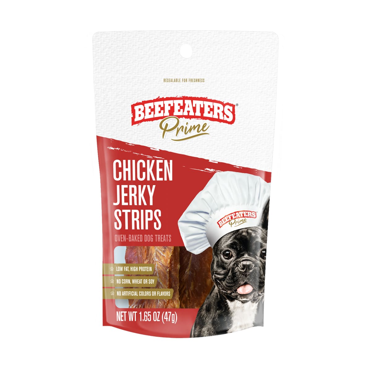 Premio para Perros Beefeaters Chicken Jerky Strips 47 g