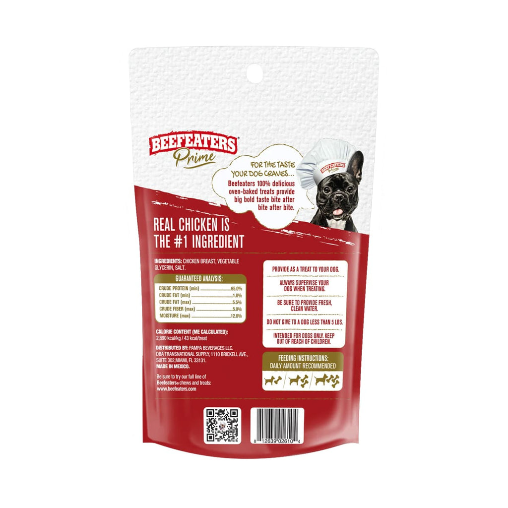 Premio para Perros Beefeaters Chicken Jerky Strips 47 g 2