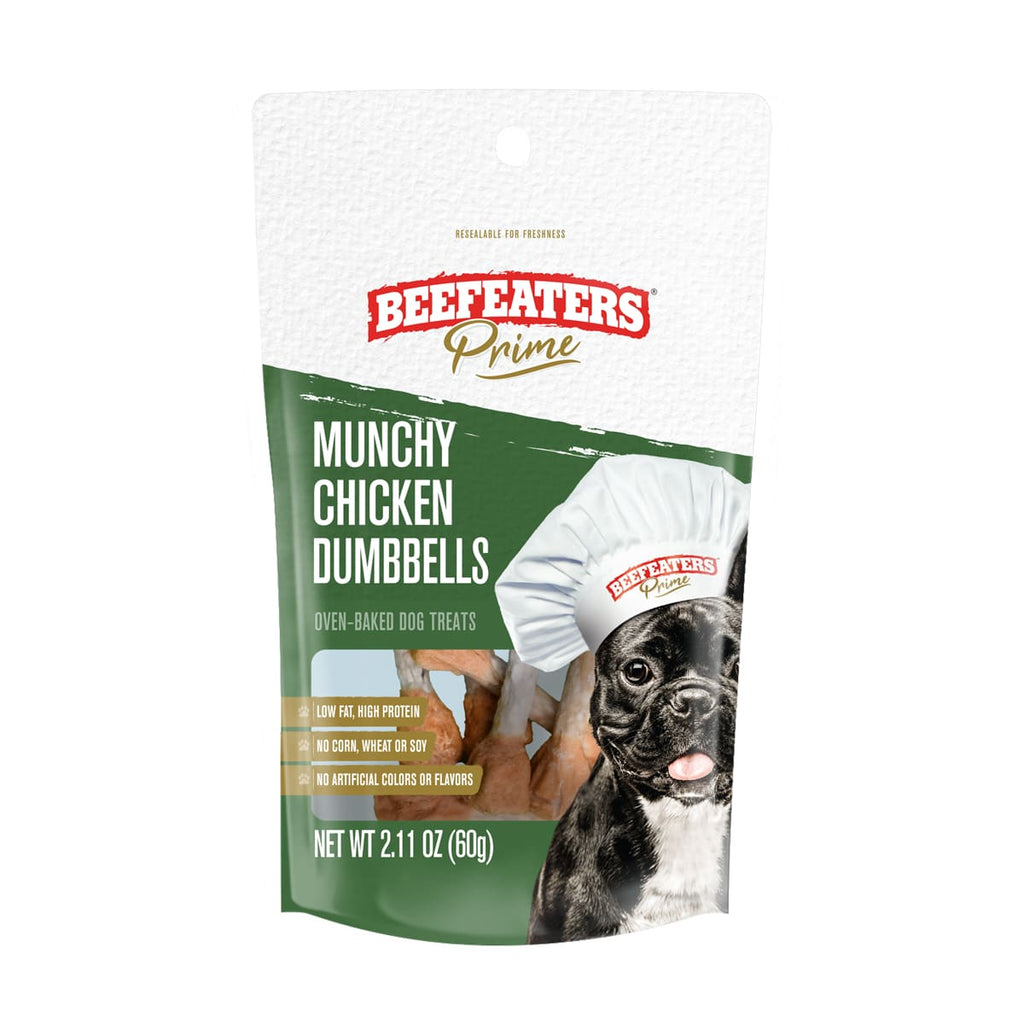 Premio para Perros Beefeaters Munchy Dumbbells 60 g