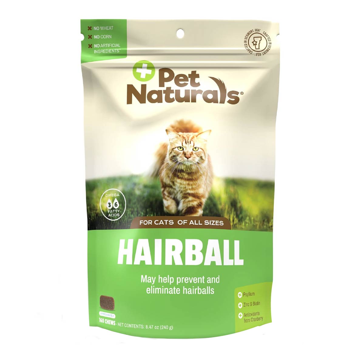 Suplemento Pet Naturals Hairball para Gatos (Bolas de Pelo)