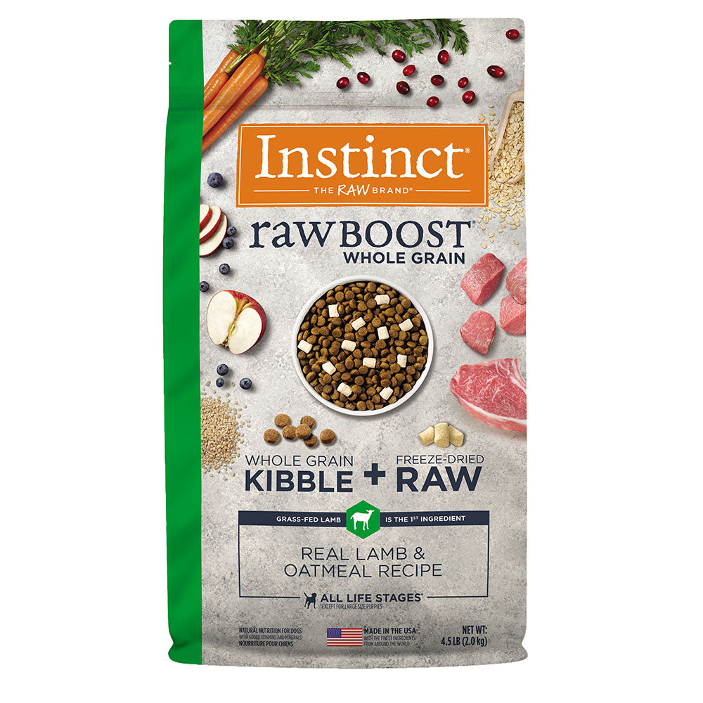 Instinct Raw Boost Para Perros de Cordero con Granos y Avena - 2 Kg.