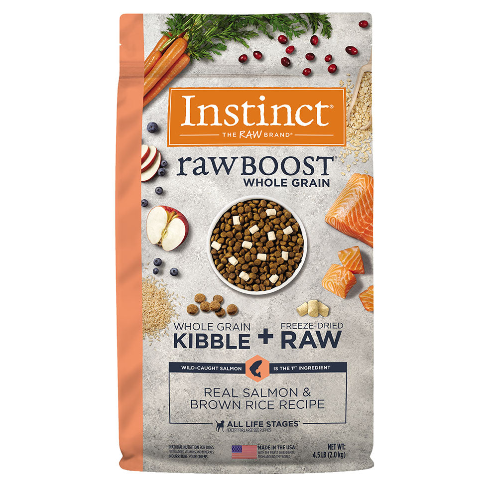 Instinct Raw Boost Para Perros de Salmón con Granos y Arroz Integral - 2 Kg.