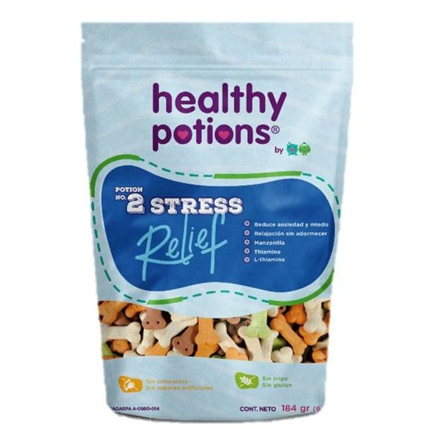 Healthy Potions Stress Relief Premios Para Perro, 85 g.