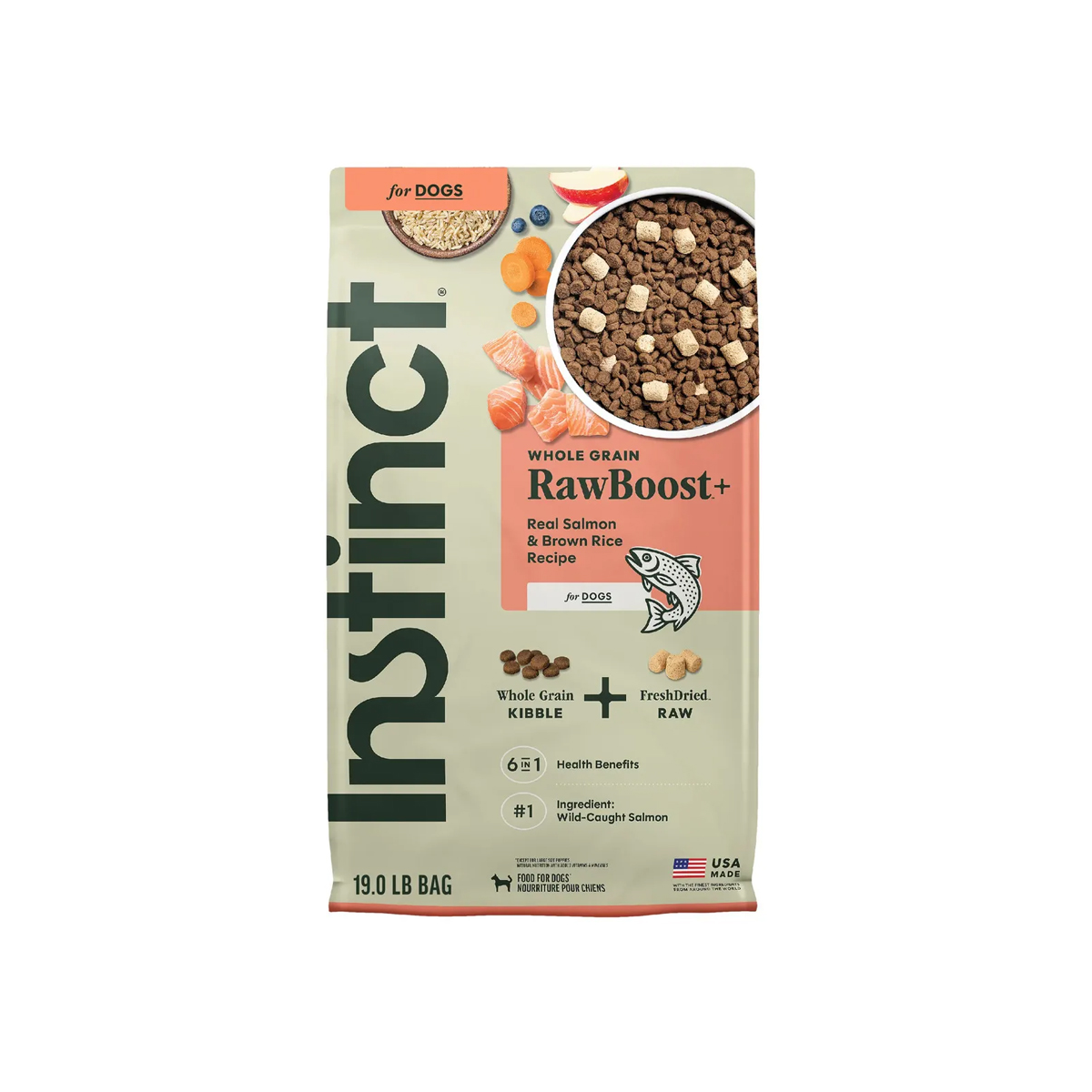 Instinct Raw Boost Salmón con Granos Enteros para Perros 2