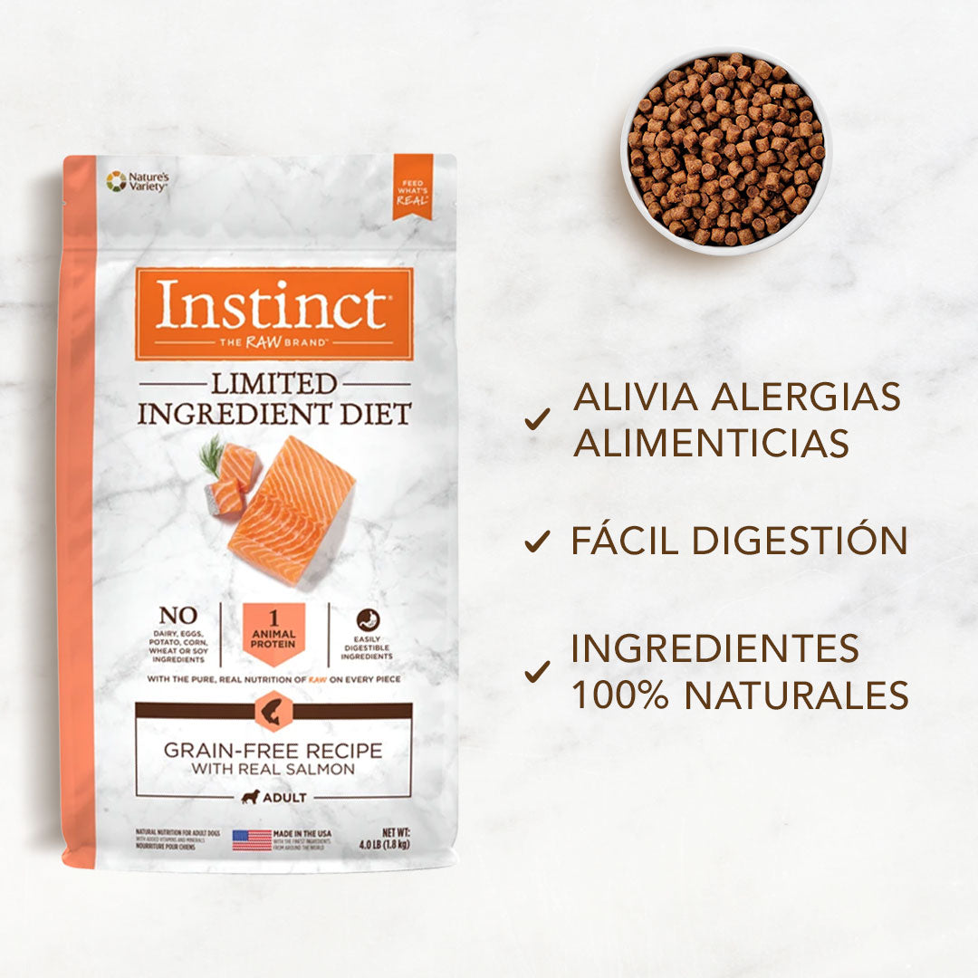 Instinct LID Salmón Para Perros - 1.8 Kg.