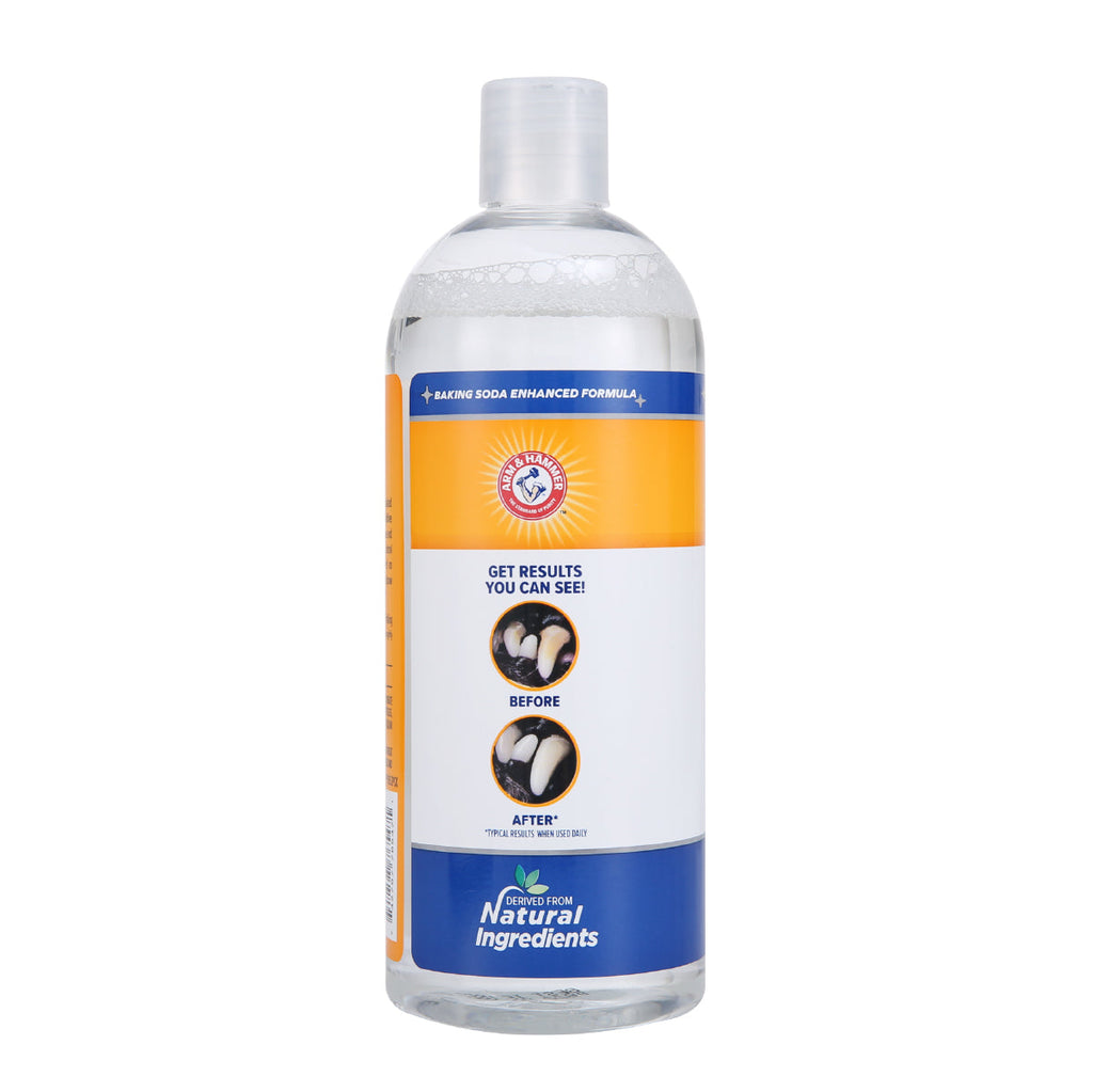 Enjuague Dental para Perro Arm & Hammer, Elimina Sarro y Mal Aliento, 473 ml. - tienddy.com