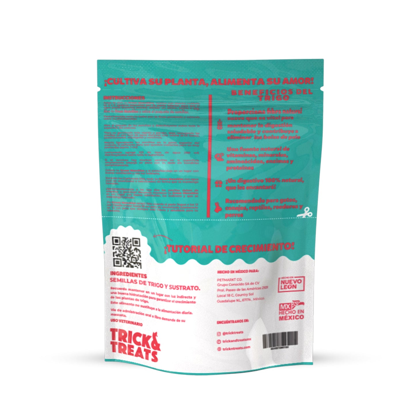 Green Munchies Trigo, Pasto Para Gato, 50g.