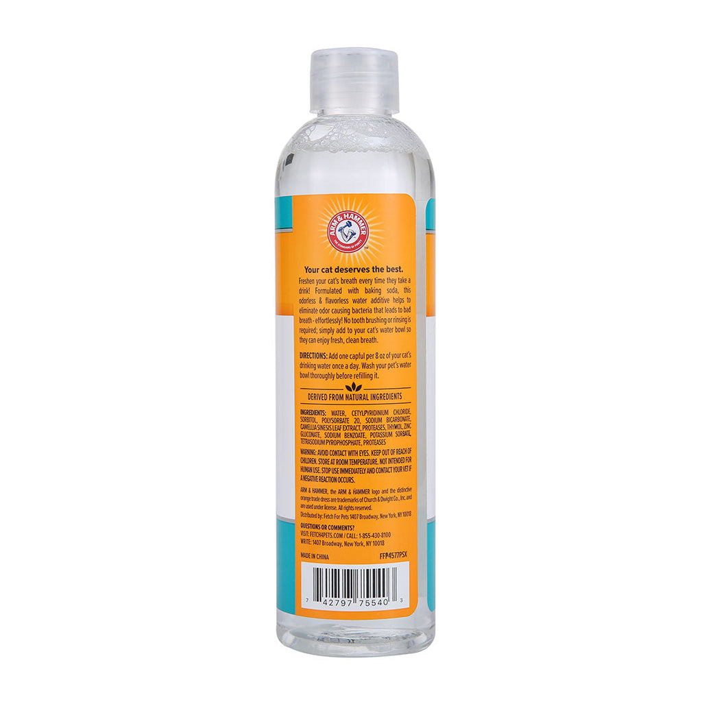 Enjuague Dental para Gato Arm & Hammer, Elimina Sarro y Mal Aliento, 237 ml. - tienddy.com
