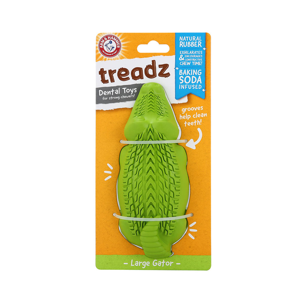 Juguete para Perro Arm & Hammer, Limpia Dientes y Reduce Sarro, Ultra resistente - Large Cocodrilo - tienddy.com