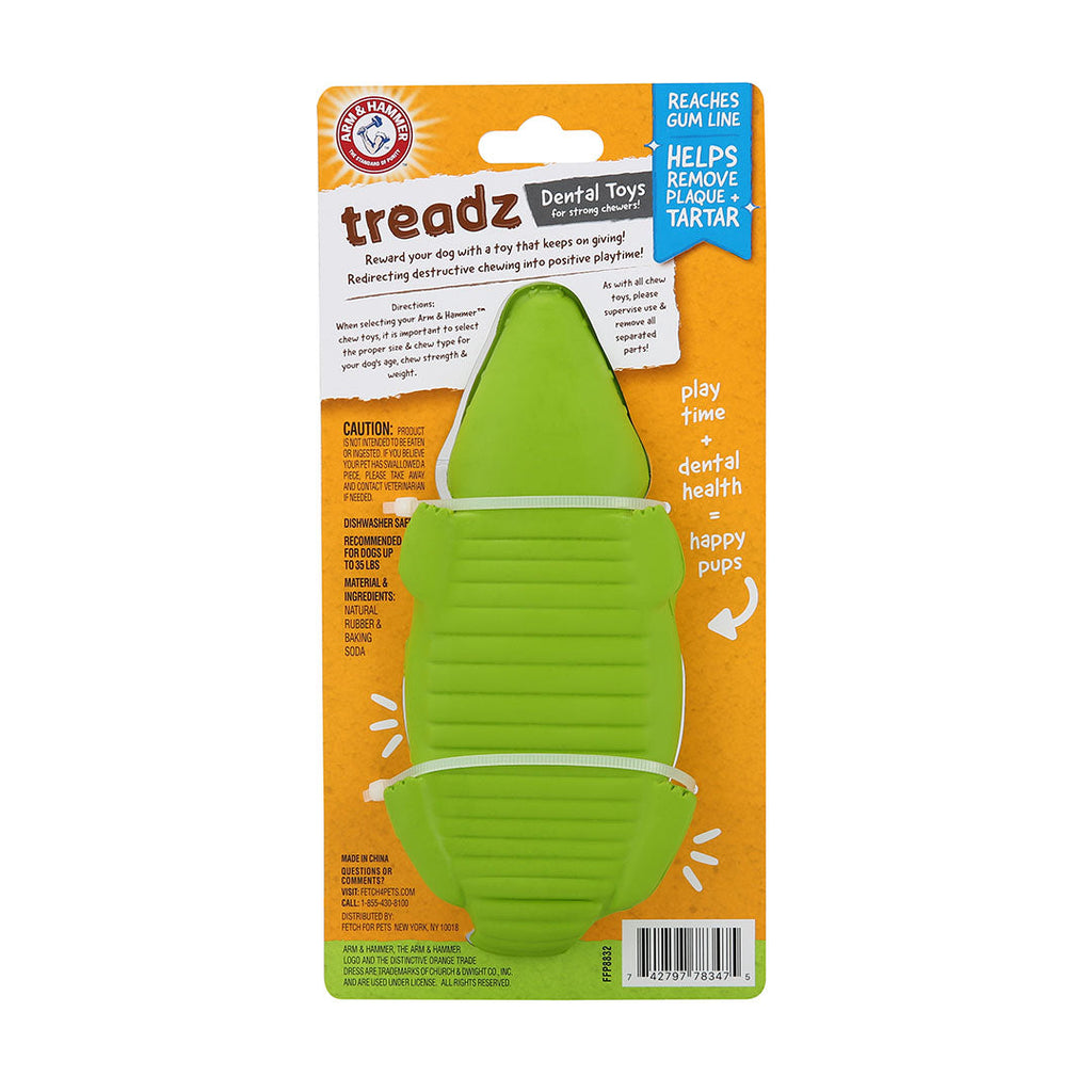 Juguete para Perro Arm & Hammer, Limpia Dientes y Reduce Sarro, Ultra resistente - Large Cocodrilo - tienddy.com