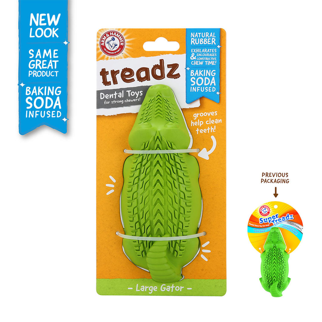 Juguete para Perro Arm & Hammer, Limpia Dientes y Reduce Sarro, Ultra resistente - Large Cocodrilo - tienddy.com