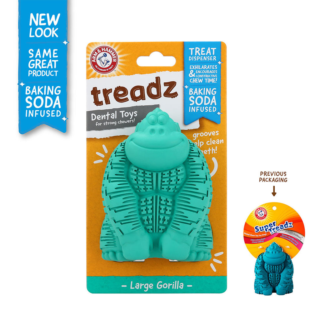 Juguete para Perro Arm & Hammer, Limpia Dientes y Reduce Sarro, Ultra resistente - Large Gorilla - tienddy.com
