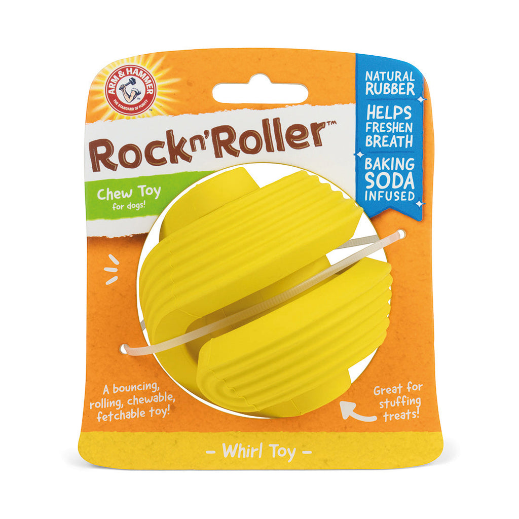 Juguete para Perro Arm & Hammer, Limpia Dientes y Reduce Sarro, Ultra resistente - Rock N Roller - tienddy.com