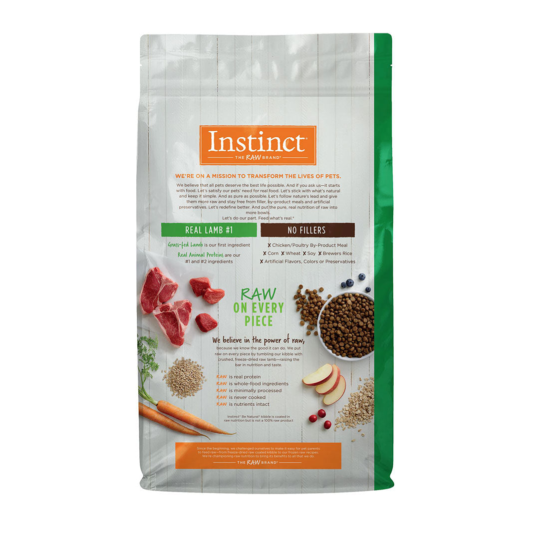 Instinct Be Natural Cordero Para Perros - 10.8 Kg.