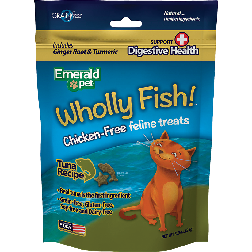 Premios Digestivos para Gatos Wholly Fish, Digestive Health, 85 g. - Atún - tienddy.com