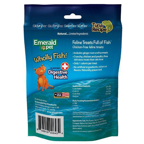 Premios Digestivos para Gatos Wholly Fish, Digestive Health, 85 g. - Atún - tienddy.com