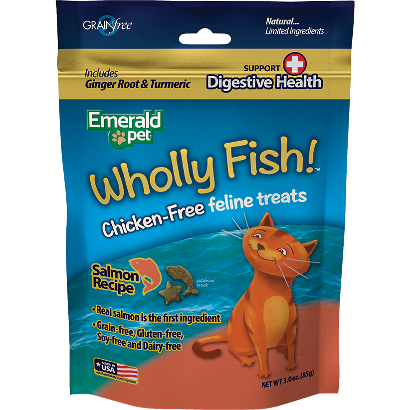 Premios Digestivos para Gatos Wholly Fish, Digestive Health, 85 g. - Salmón - tienddy.com