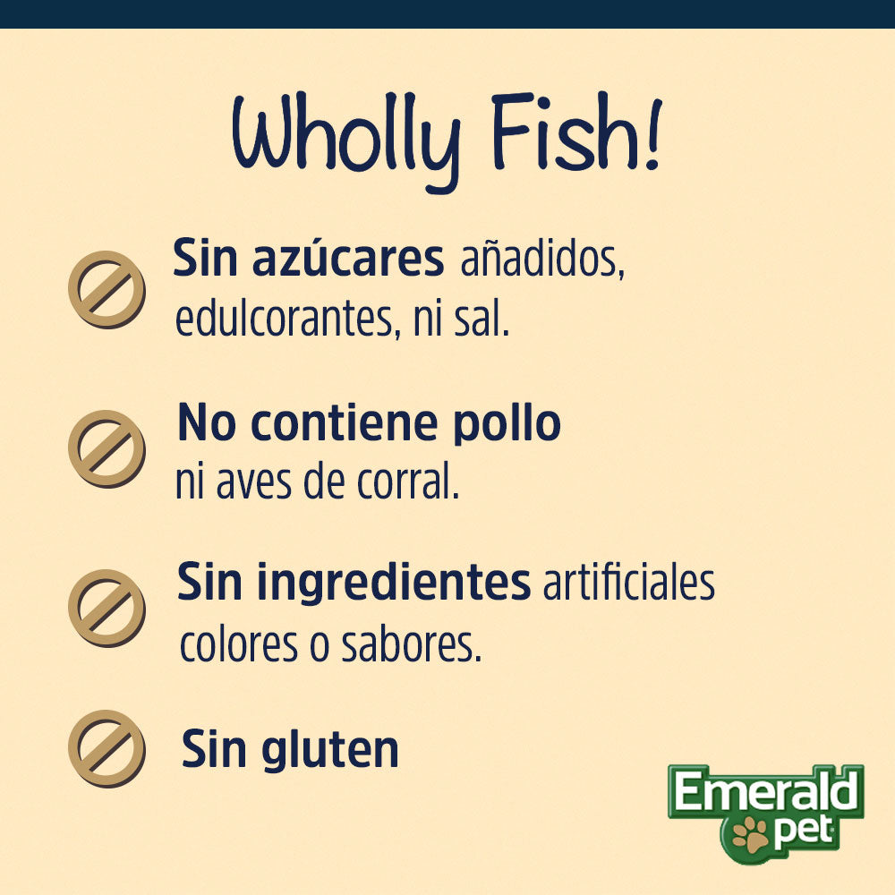 Premios Digestivos para Gatos Wholly Fish, Digestive Health, 85 g. - Salmón - tienddy.com