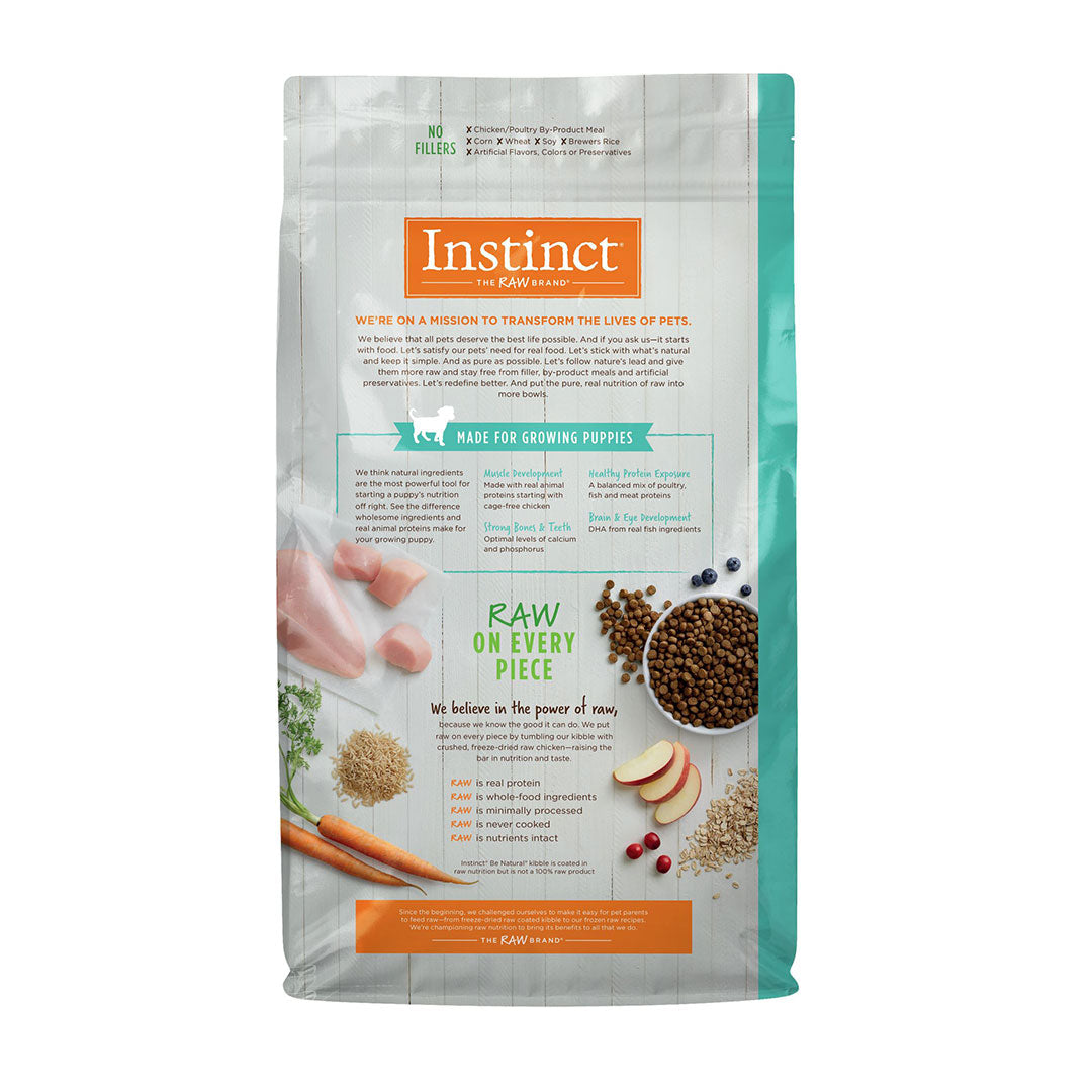 Instinct Be Natural Pollo Para Cachorros - 10.8 kg - tienddy.com