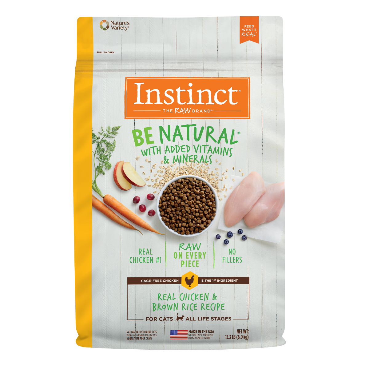 Instinct Be Natural Pollo Para Gatos - 6 Kg. - tienddy.com