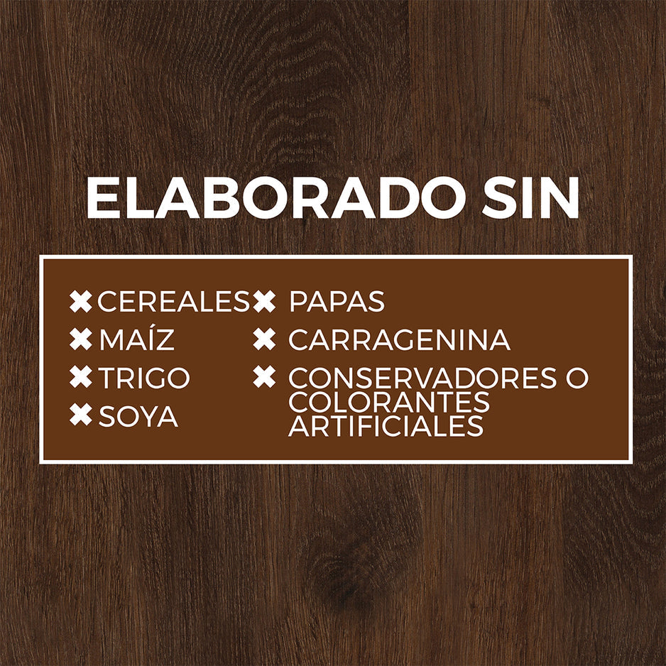 Elaborado sin conservadores 