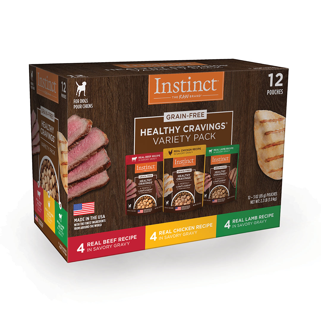 Alimento Húmedo para Perro Healthy Cravings Instinct - Pack 12 sobres de 85 g. - tienddy.com