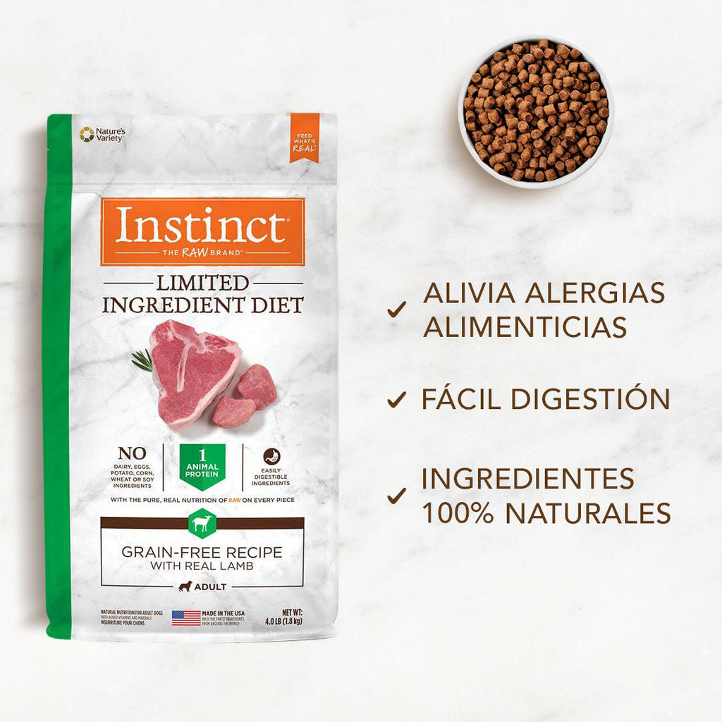 Instinct LID Cordero Para Perros - 1.8 Kg. - tienddy.com