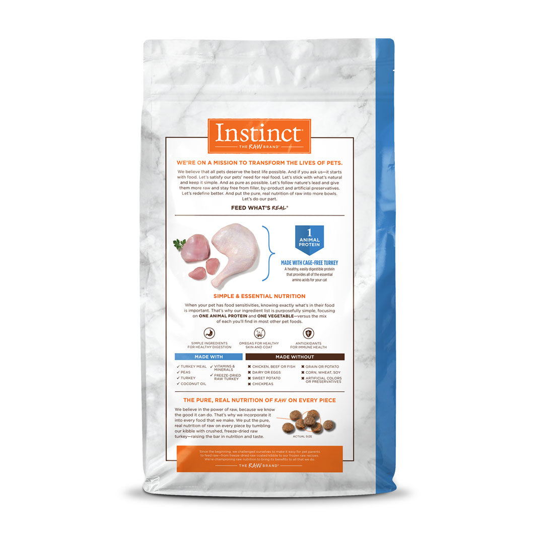Instinct LID Pavo Para Gatos - 5 Kg. - tienddy.com