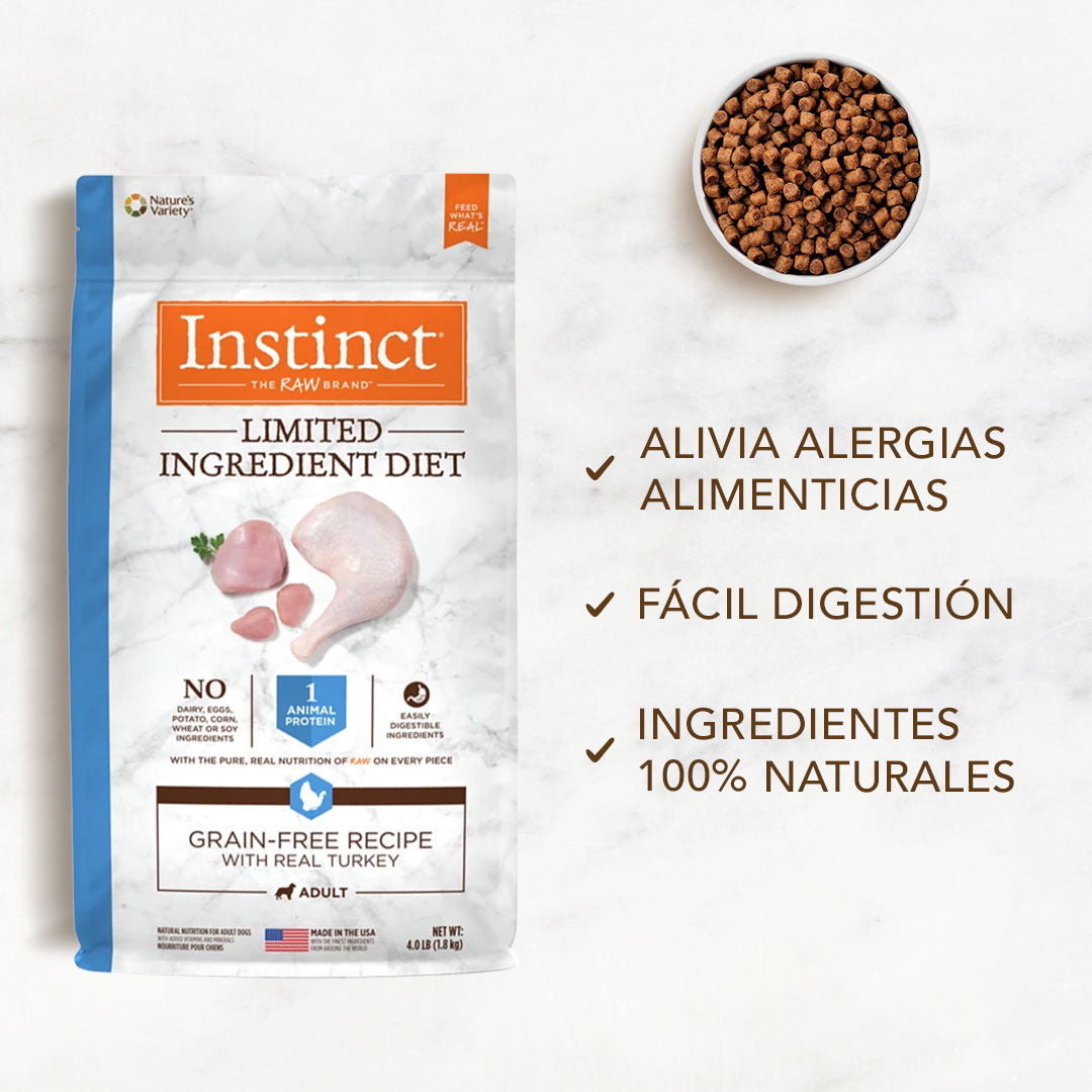 Instinct LID Pavo Para Perros - 1.8 Kg. - tienddy.com