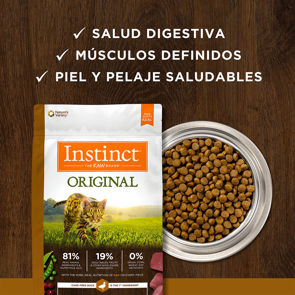 Instinct Pato Para Gatos - 4.5 Kg. - tienddy.com