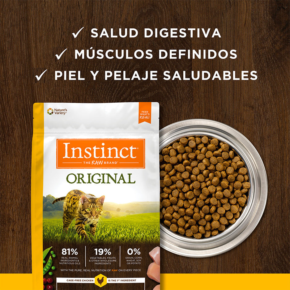 Instinct Pollo Para Gatos - 2.2 Kg. - tienddy.com
