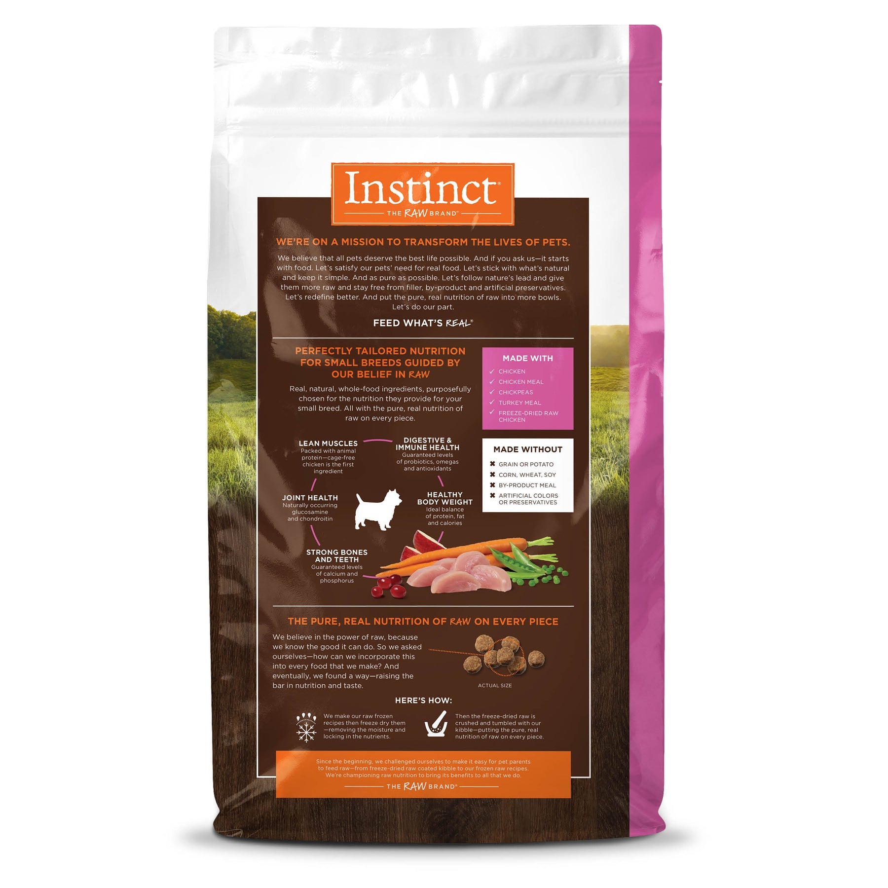Instinct Pollo Para Perros de Razas Pequeñas - 5 kg - tienddy.com