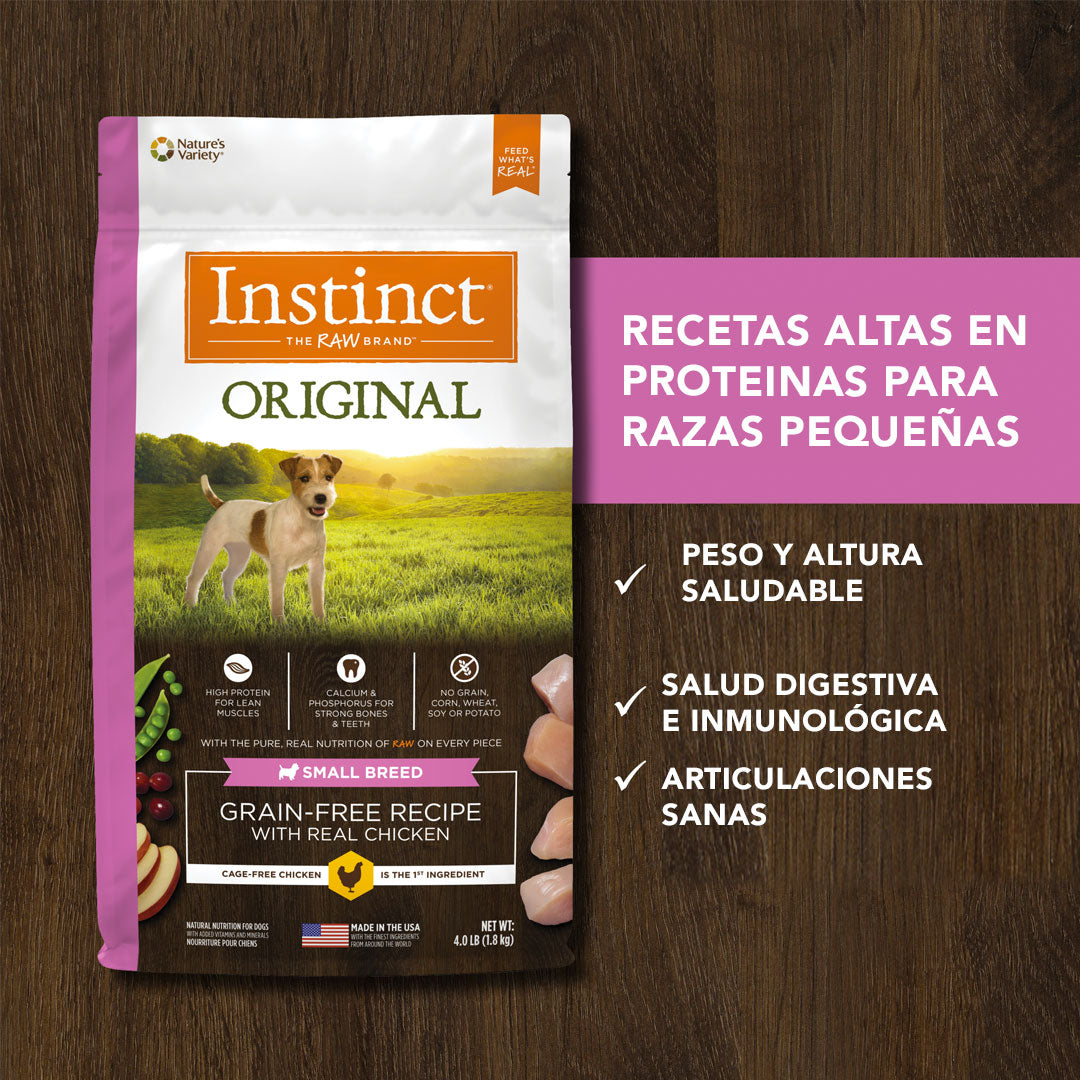 Instinct Pollo Para Perros de Razas Pequeñas - 5 kg - tienddy.com