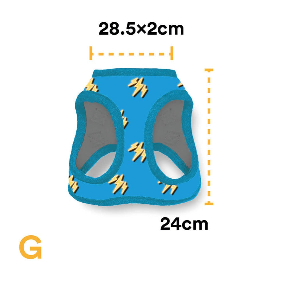 Pechera para Perro con Diseños Divertidos Full Print, color Celeste - Grande - tienddy.com