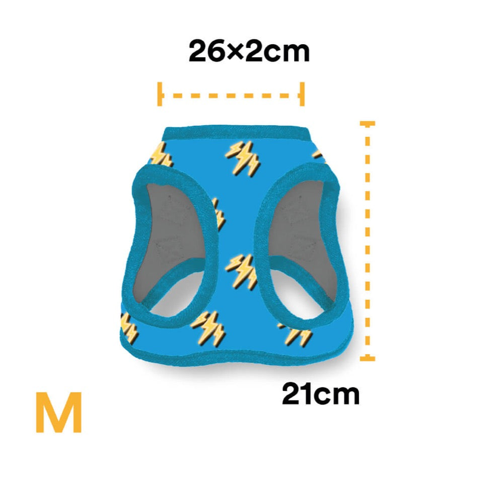 Pechera para Perro con Diseños Divertidos Full Print, color Celeste - Mediana - tienddy.com
