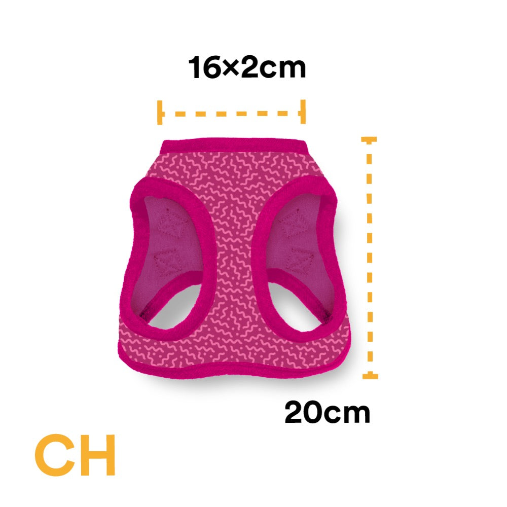 Pechera para Perro con Diseños Divertidos Full Print, color Fucsia - Chica - tienddy.com